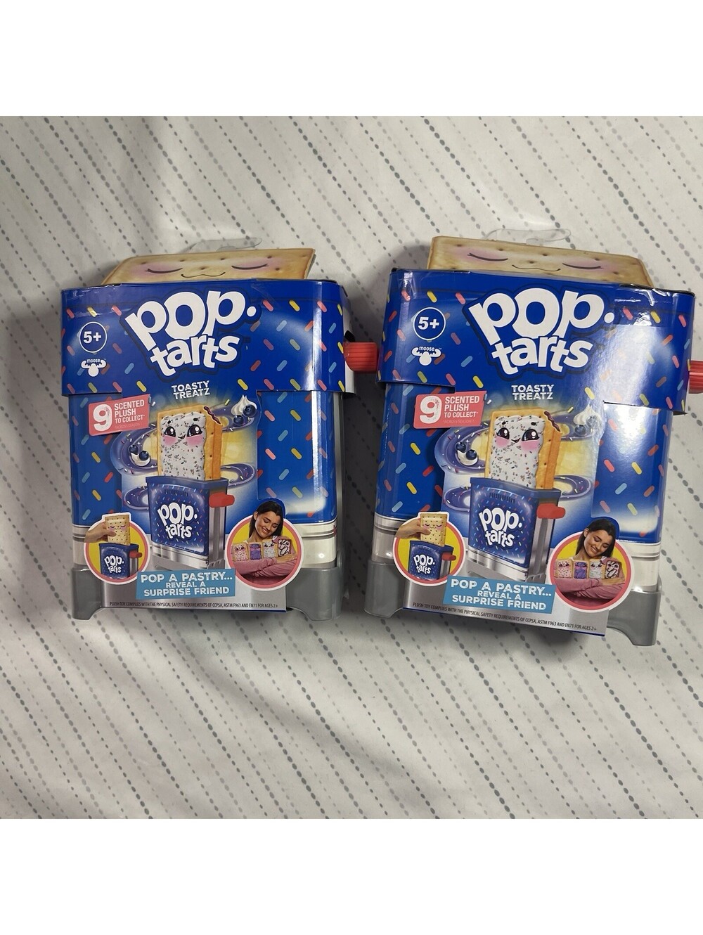 Moose Cookeez Poptarts Toasty Treats Scented Plush Sealed Plush Toy LOT OF 2 NEW